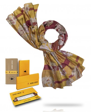 Палантин Женский SN40-JAPONAIS/CORAIL